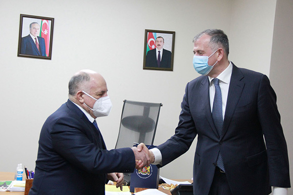 The President Of The Azerbaijan Entrepreneurs Confederation Met With The Georgian Ambassador To Azerbaijan