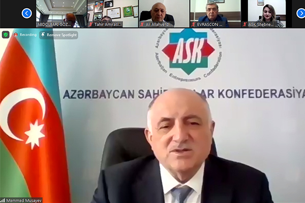 A Broad Meeting Of The Board Azerbaijan Entrepreneurs Confederation Was Held