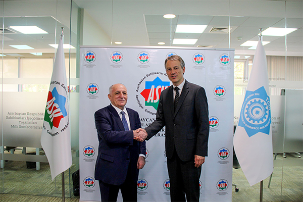 Konfedersiyada Avstriyanın Regional Ticarət Komissarı Ilə Görüş Keçirilib