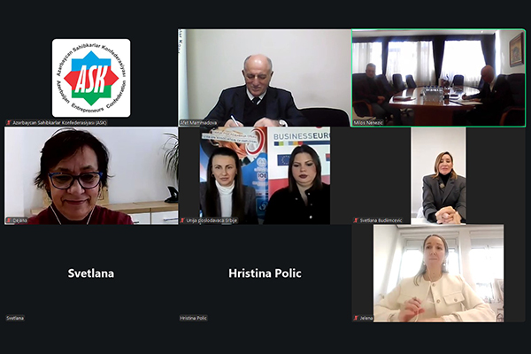 Serbiya İşəgötürənlər Assosiasiyası Ilə Azərbaycan Sahibkarlar Konfederasiyası Arasında Anlaşma Memorandumu Imzalanıb